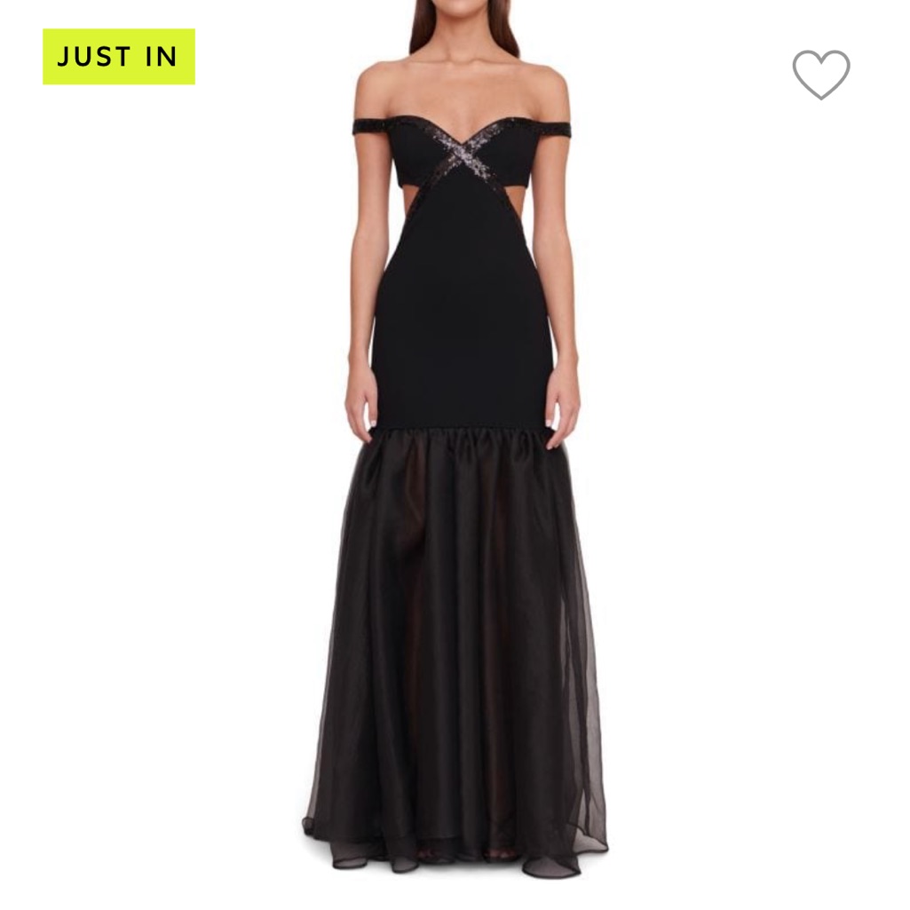 Staud Black Gown